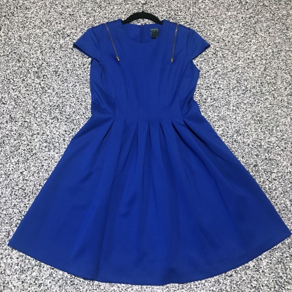Gabby Skye ✦ 50s Inspired Retro Unworn Blue Royal Dress (size 6) - Picture 1 of 4